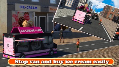 冰淇淋送货卡车