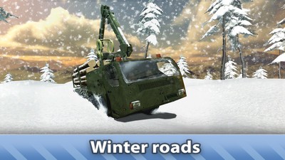 冬季木材卡车模拟